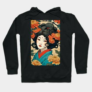 chrysanthemum geisha Hoodie